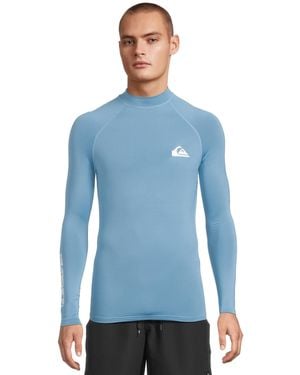 Quiksilver Standard Everyday Upf50 Long Sleeve Surf Tee - Blue