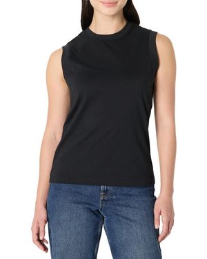 Amazon Essentials Women's (demi's Pick) Relaxed-fit Cotton Muscle Tee, Black, Xl
