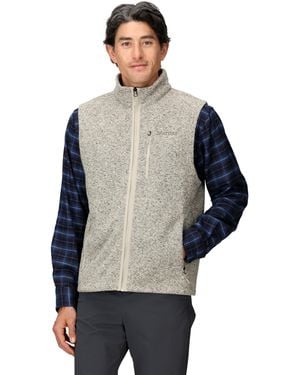 Marmot Drop Line Sweater Knit Vest - Gray