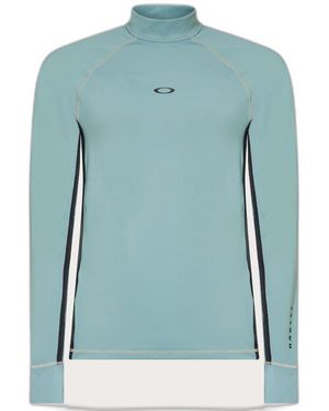 Oakley Performance Long Sleeve Rashguard Rash Guard Shirt - Blue