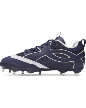 Under Armour Yard Icon Mt Baseball Cleats, - Blue