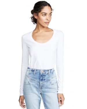 AG Jeans Cambria Long Sleeve - White