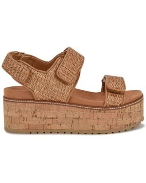 Nine West Heavin Wedge Sandal - Brown