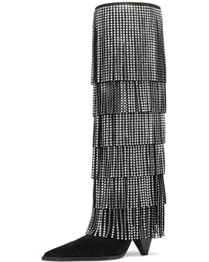 Michael Kors Jayla Heeled Boot - Gray