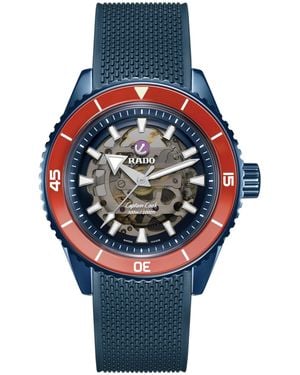 Rado Captain Cook High-tech Ceramic Skeleton Limited Edition - Blue
