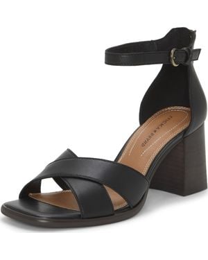 Lucky Brand Herrika Cross Band High Heel Sandal - Black