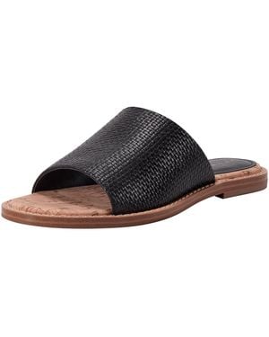 Marc Fisher Grayce Flat Sandal - Black