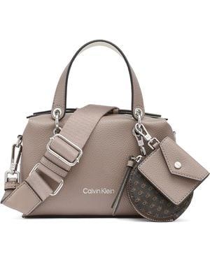 Calvin Klein Cali Mini Satchel Crossbody - Grey