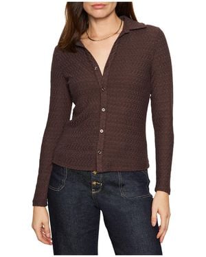 Sanctuary Textured Knit Dreamgirl Semi Sweet Small - Purple