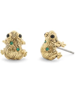 COACH Jewelry Frog Stud Earrings - Metallic
