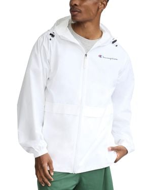 Champion Mens Stadium Full Zip Jacket - White