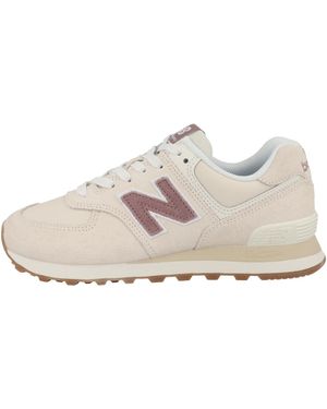New Balance 574, Sneaker Mujer, Beige, 40.5 EU - Rosa