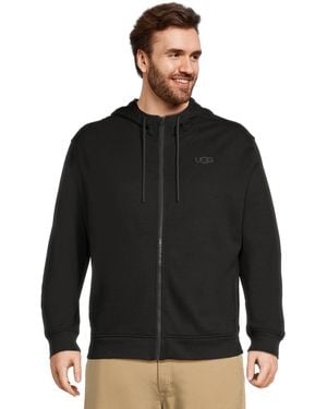 UGG Shiloh Full Zip Hoodie Sweatshirt - Black