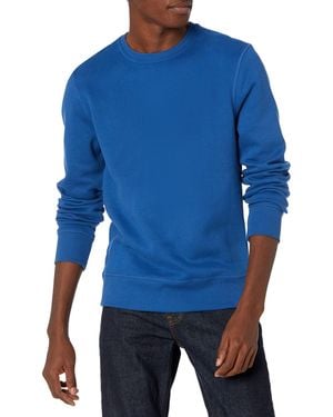 Amazon Essentials Fleecetrui Met Ronde Hals - Blauw
