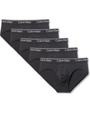 Calvin Klein Micro Stretch 5-pack Hip Brief - Black