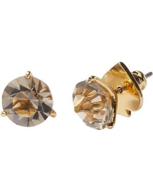 Kate Spade Brilliant Statements Trio Prong Studs - Black