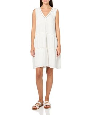 Lucky Brand Lace Trimmed Tank Mini Dress - White