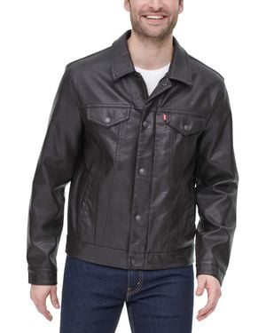 Levi’s Vintage Faux Leather Racer Jacket. Men’s Size