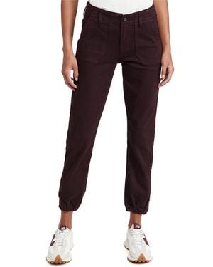 PAIGE Mayslie Vintage Black Cherry Sweatpants