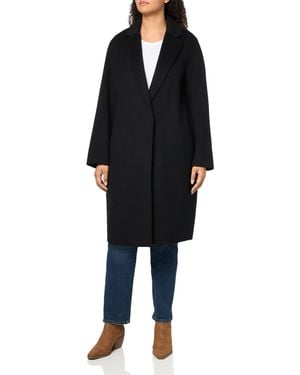 Vince S Classic Straight Coat - Black