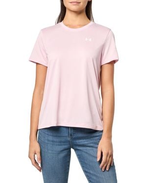 Under Armour S Tech Short Sleeve Crew, - White