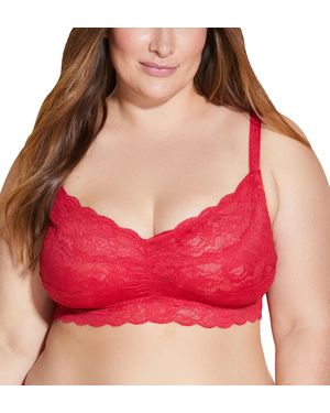 Cosabella Plus Size Say Never Extended Sweetie Bralette - Red