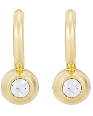 Fossil Bright Baubles Gold-tone Brass Hoop Earrings - Metallic