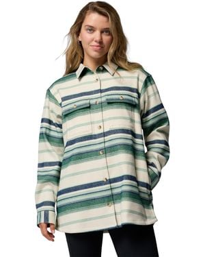 Columbia S Blue Point Creek Shirt Jacket - Green