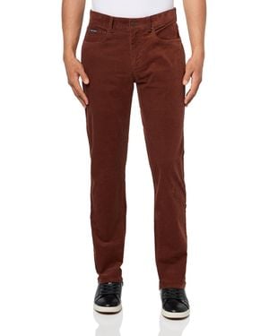 Brooks Brothers Slim Fit Stretch Five-pocket Corduroy Pants - Red