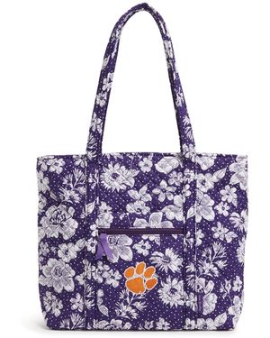 Vera Bradley Cotton Collegiate Vera Tote Bag - Purple