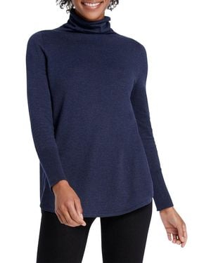 NIC+ZOE Nic+zoe Vital Turtleneck - Blue