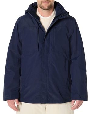 Amazon Essentials Water Resistant 3 In 1 Snow Jacket - Blue