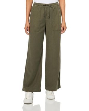Lucky Brand Wide Leg Relaxed Utility Pant Dusty Olive - Green