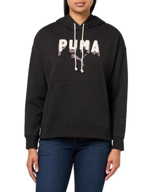 PUMA Graphic Hoodie - Black
