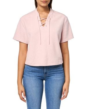 UGG Kiyah Mixed Short Sleeve Top - Blue