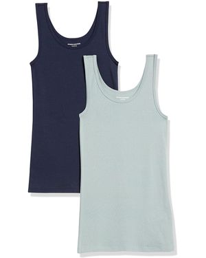 Amazon Essentials Débardeur en Coupe cintrée - Bleu