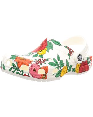 Crocs™ Adult Classic Printed Floral Clogs - Black