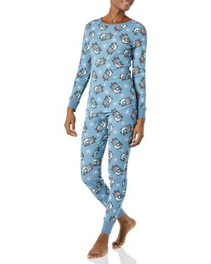 Marvel Flannel Pajama Set For Women - Cozy Cotton Sleepwear & Loungewear