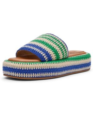Steve Madden Beachy Wedge Sandal - Blue