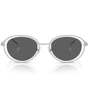 DIESEL Dl1018 Oval Sunglasses - Black
