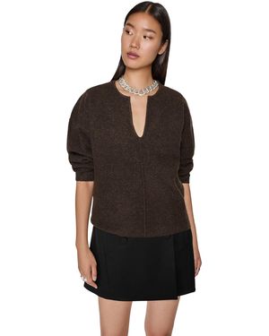 Rebecca Minkoff Harper V-neck Sweater - Black