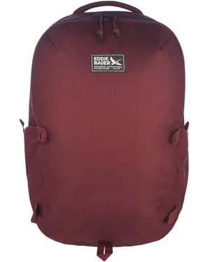 Eddie Bauer Trail Ends Backpack 28l | Laptop Sleeve | Edc | Work | Commuting | Side Pockets | Padded Shoulder | Mesh Back - Red