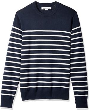 Amazon Essentials Jersey de Cuello Redondo de ga Larga - Multicolor