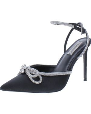 Steve Madden Viable Black Court Shoes - Blue