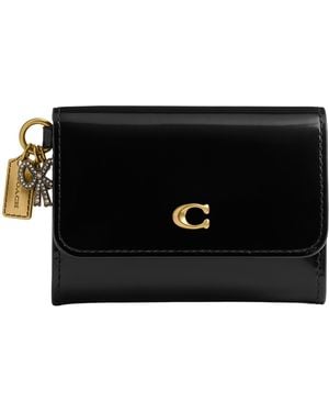 COACH Essential Flap Card Case - Black
