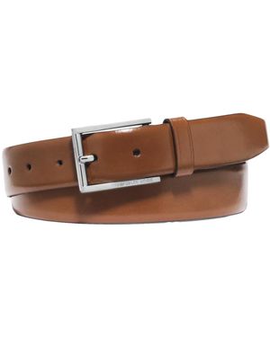 Michael Kors 31mm Rect Dress Belt - Black
