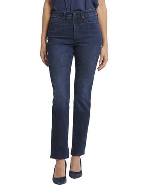 NYDJ High-rise Sheri Slim In Basin - Blue