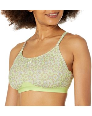 adidas Aeroreact Training Light Support Bra - Green
