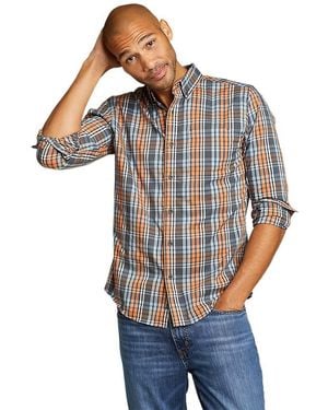 Eddie Bauer Voyager Flex Long-Sleeve Shirt - Blu