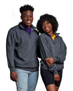 Russell Dri-power Fleece 1/4 Zip Cadet - Black